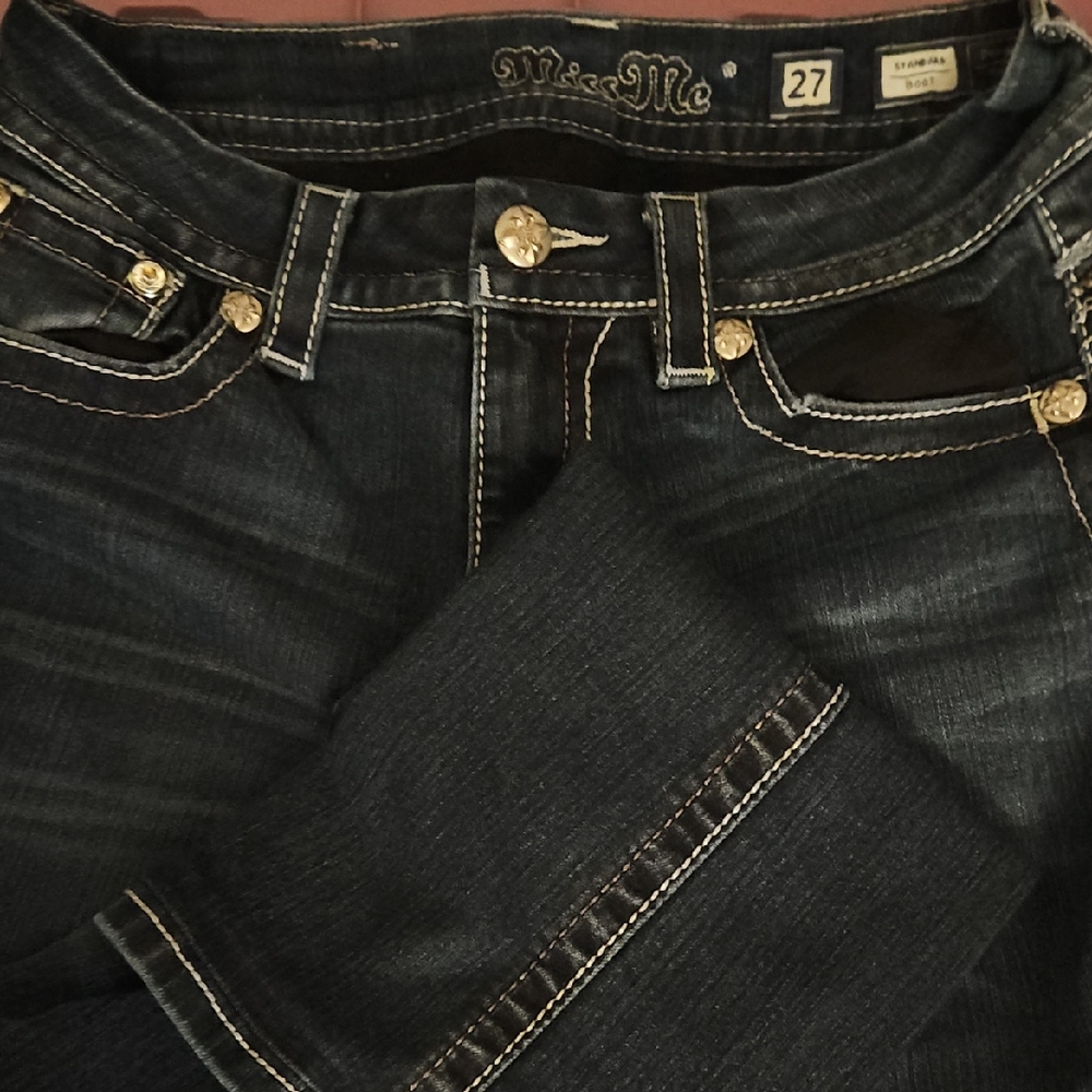 Miss Me Dark Blue Boot Cut Jeans